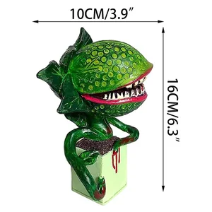 Audrey II Piranha Pflanzendekoration, kleines Shop of Horrors, Puppenstatuen, Gartengesetz 10 Hauptverkäufe von Mini Piranha - №1