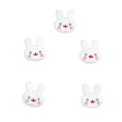 10pcs Iron On Rabbit Patches Cartoon Animal Badge For Baby Kids Clothes DIY Embroidery Shirts Patch Sewing Clothing Appliques