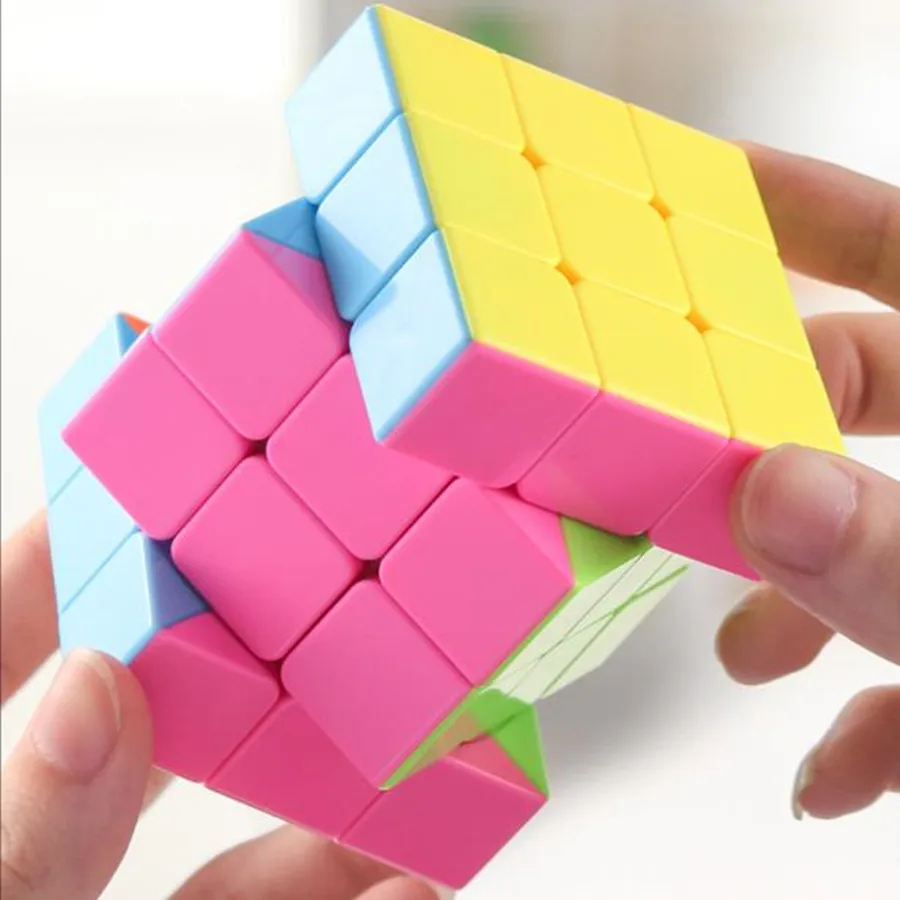 YiSheng 233/223/ Windmill/Fisher Candy Color Magic Cube Speed Professional For Kids Puzzle Cubo Magico Toys For Children Gift