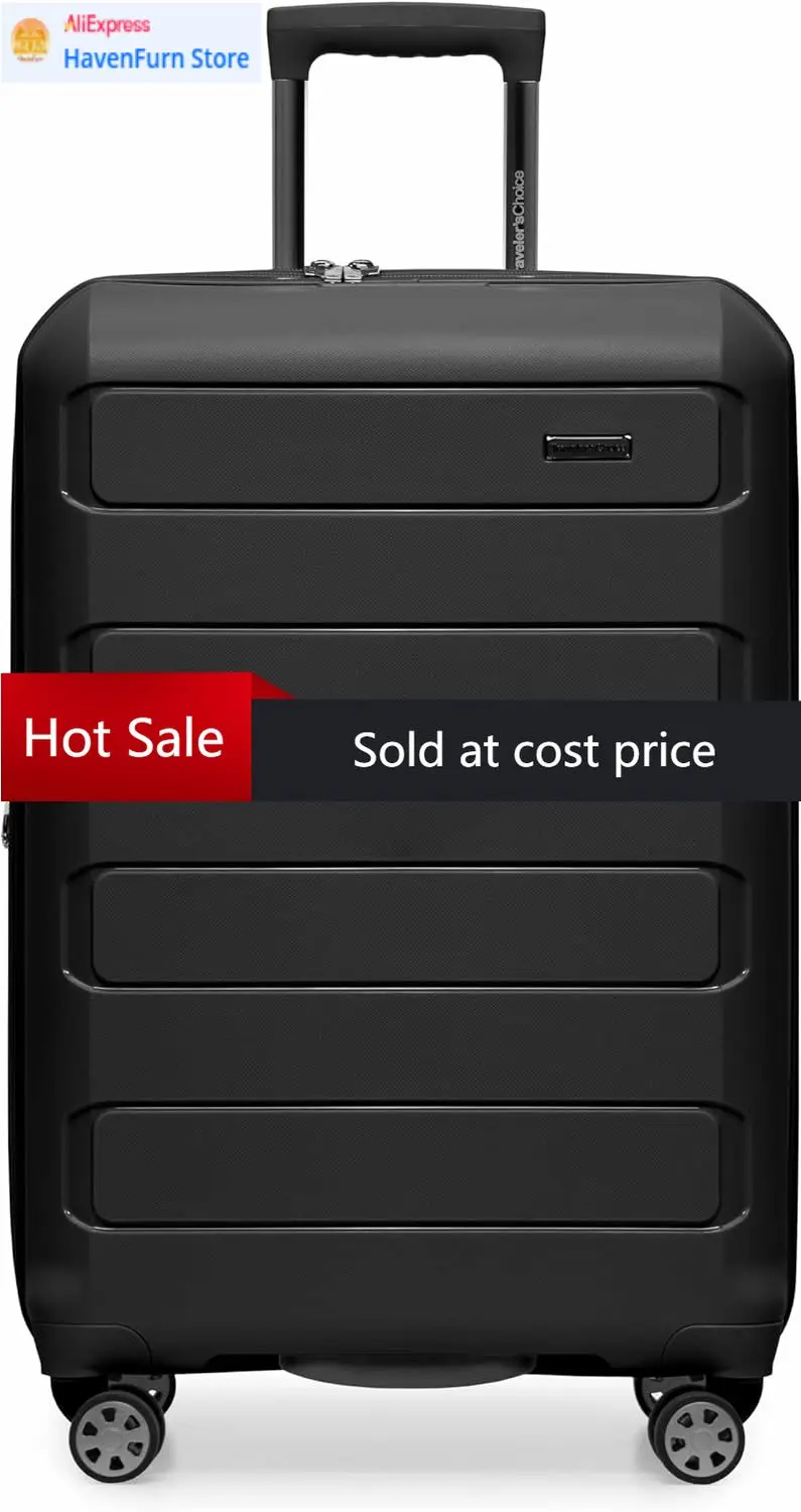 

Чемодан-спиннер Activity Price Indestructible Hardshell Expandable, черный, 26 дюймов, средний размер