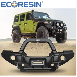 For Jeep Wrangler JK JL JT 2007-2023 Gladiator AEV Style Front Bumper Bar Stell Modify Part Car