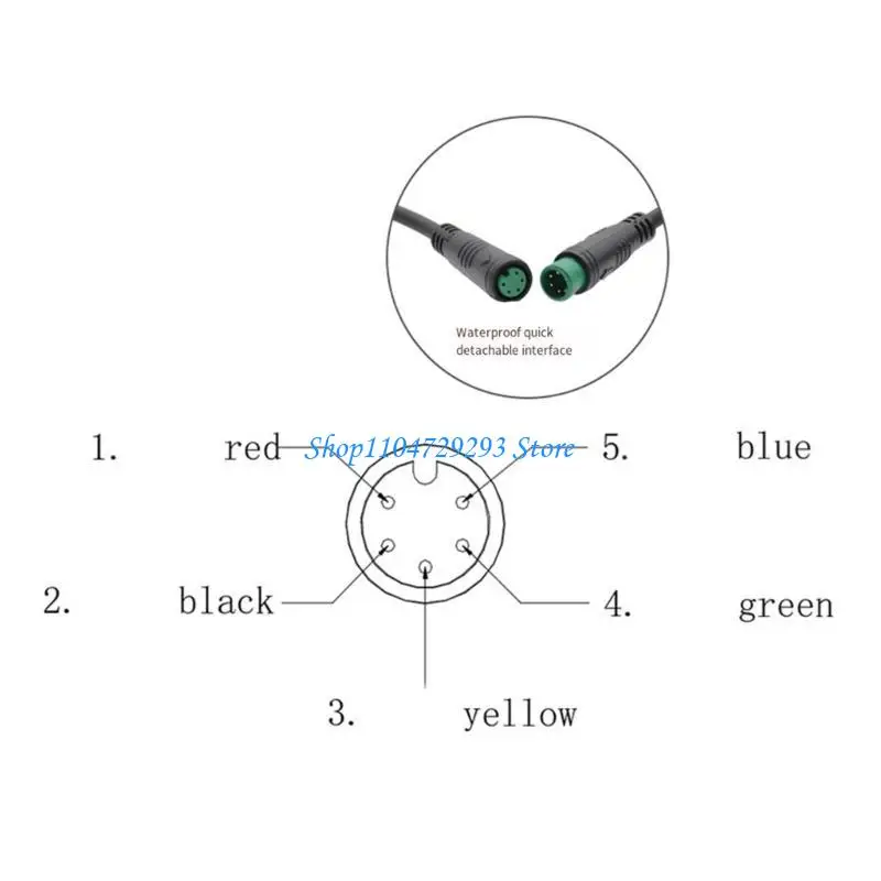 

Y2GD EN06 ЖК -дисплейная панель для электрических велосипедов, подходящих для размера 22,2 мм.