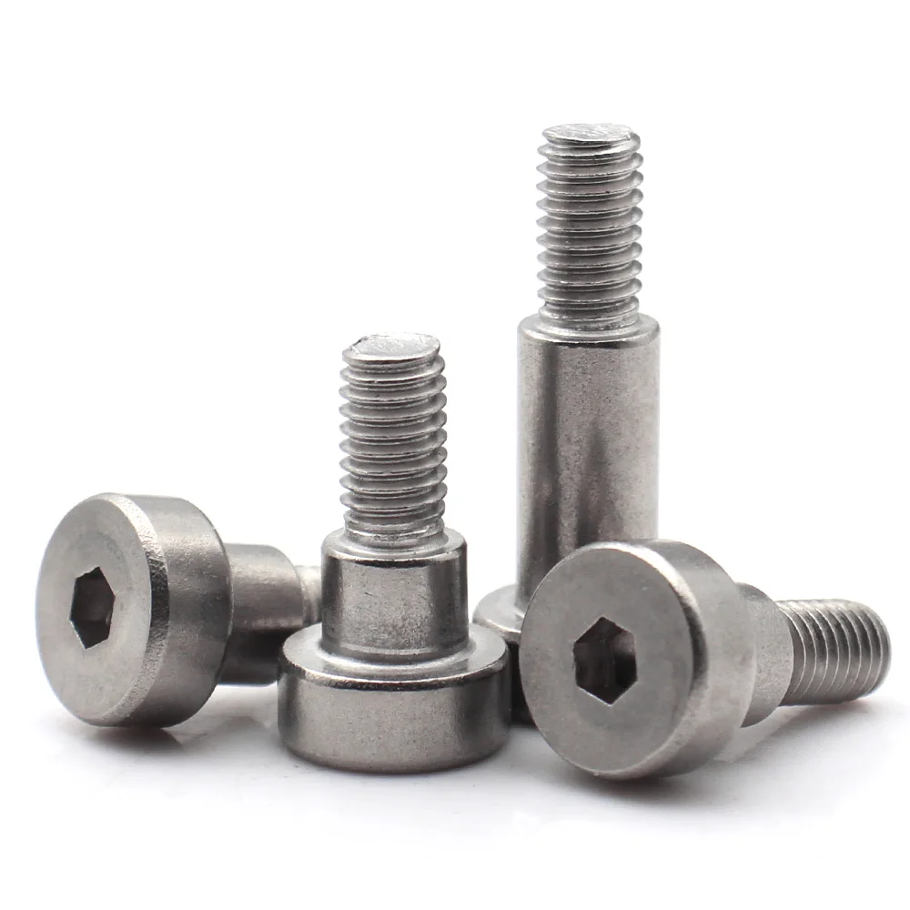 Vis à tête hexagonale en acier inoxydable 304 avec roulement à billes, vis à épaule M2-M10