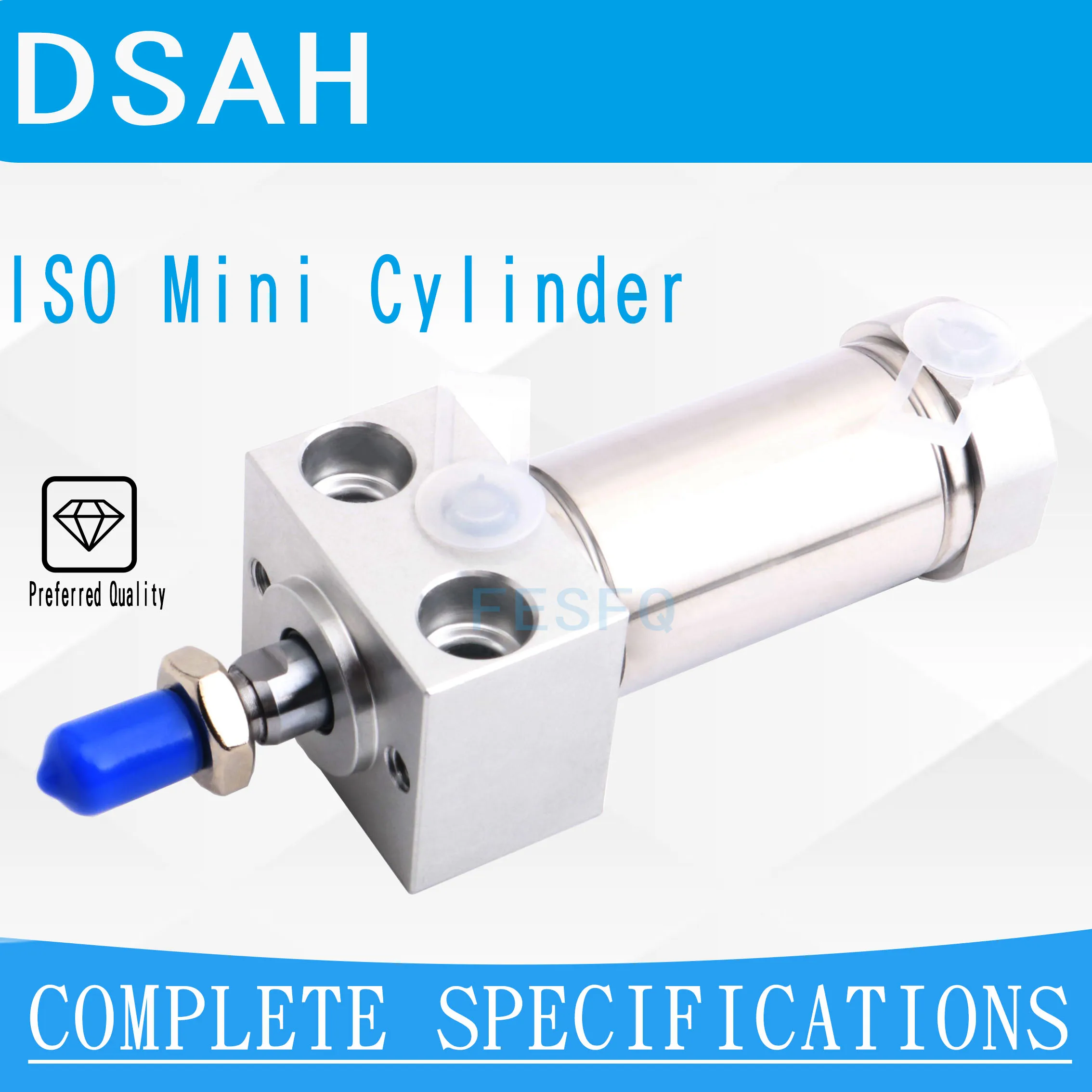 Mini cylinder DSAH-20-20-PPV-A DSAH-20-25-PPV-A DSAH-20-30-PPV-A DSAH-20-40-PPV-A DSAH-20-50-60-80-100-125-150-160-200-PPV-A
