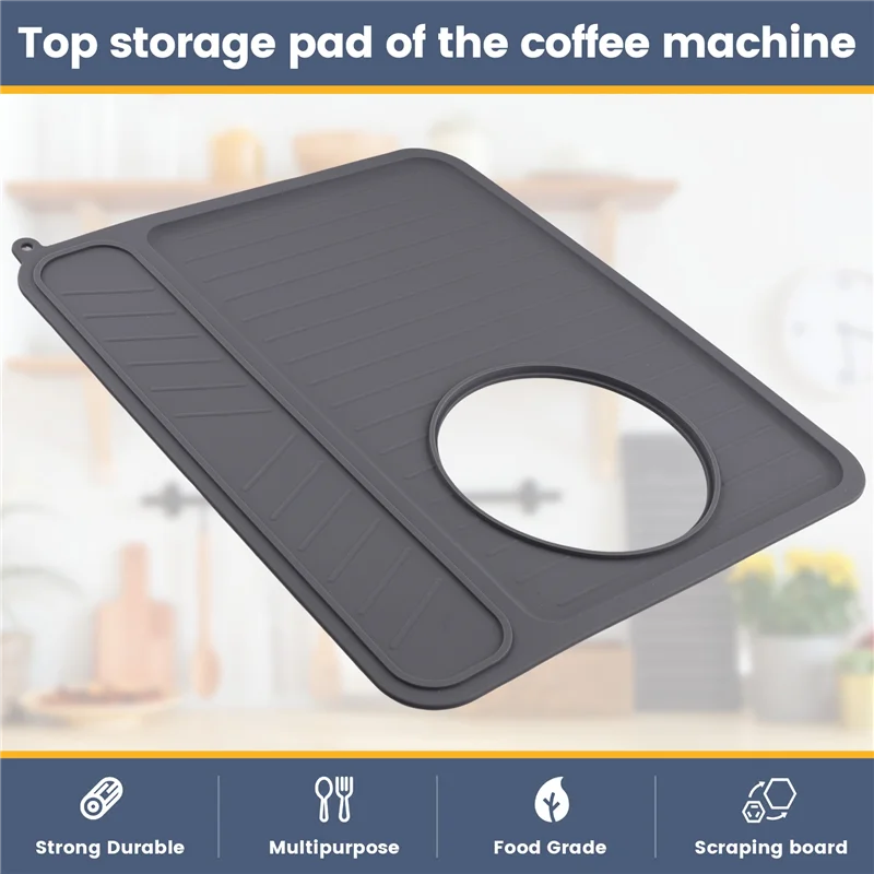 

Аксессуары для эспрессо-машины ABFS — для Breville 878/881, совместимый коврик для тампера и станция для трамбовки, серый цвет