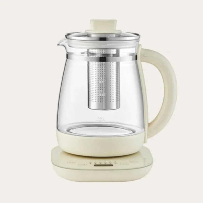 

Electric Kettle 1.5L Glass Panel 11 Temperature Control Settings 24H Reservation Stainless Steel Tea Maker