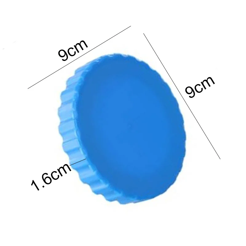 2PCS Swimming Pool Inlet Replacement Parts 9x9x1.6cm Blue PVC Water Entry Fitting Set For Intex Floor Ponds Garden Water Feature