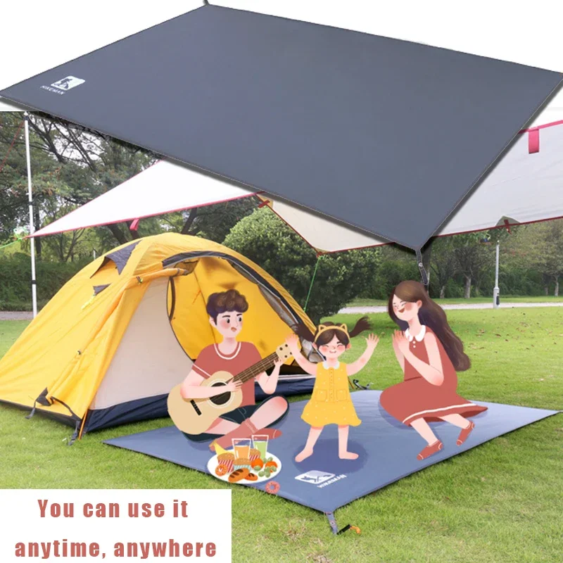 

Waterproof Camping Tarp Thicken Picnic Mat Durable Beach Pad Multifunctional Tent Footprint Sun Awning Groundsheet for Hiking