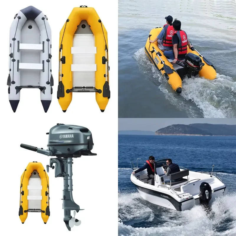 Wholesale Inflatable Rubber Speed Boat 2. 2.8m 3. 3.8m Assault Boat with Aluminium Alloy Base for Sport Fishing