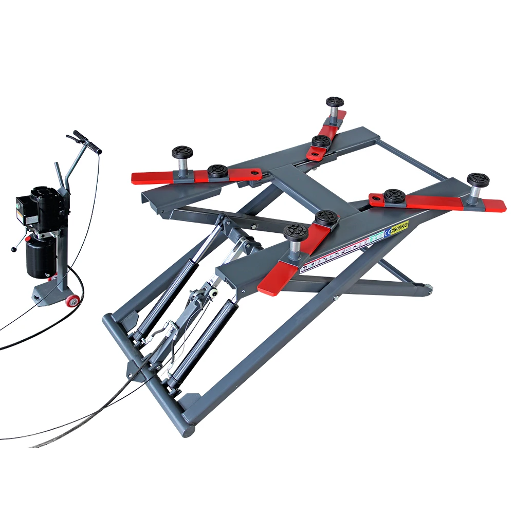 

Портативный ножничный мобильный автомобильный лифт емкостью 2800 кг с низким посадкой для продажи