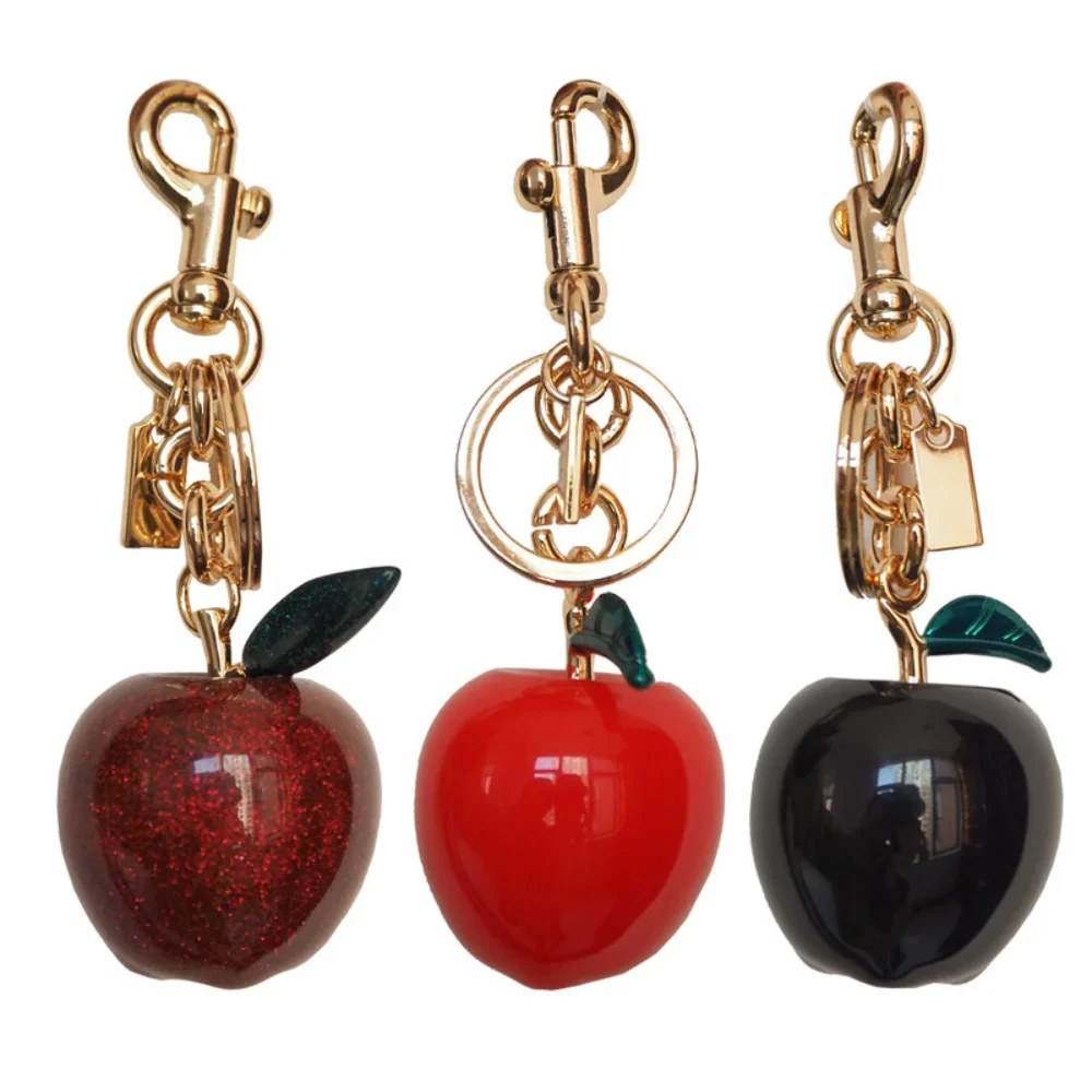 

Apple Fruit Bag Charm Key Chain Accessory Purse Charm Gifts for Women
