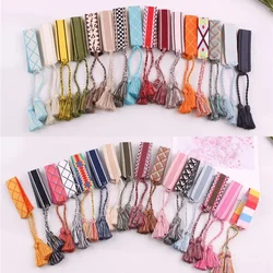 Bohemian National Style Handmade Woven Bracelet For Women Embroidered Colorful Decorative Pattern Bracelet Fashion Jewelry Gift