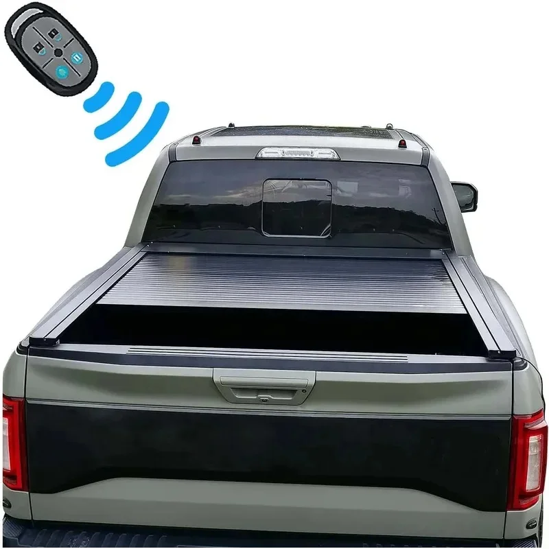 ThrustWorks Aluminum Alloy Retractle Pickup Truck Bed Roller Shutter Lid Tonneau Cover