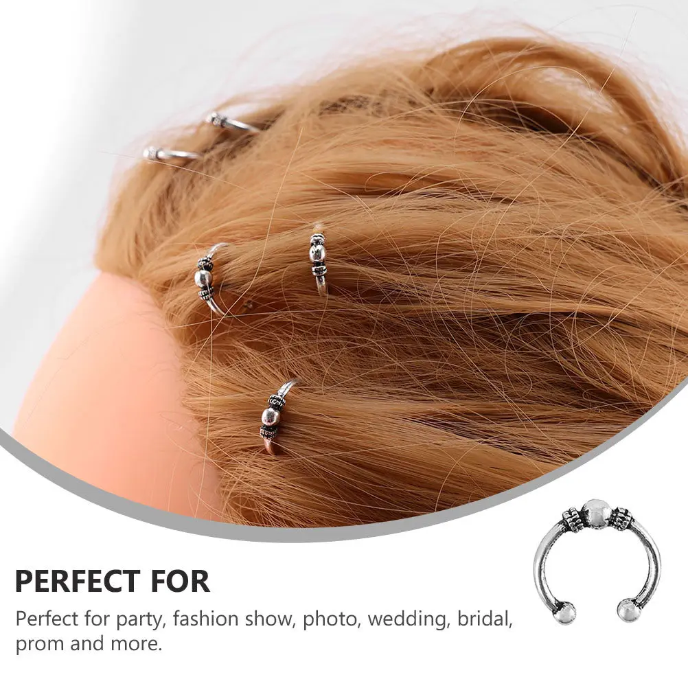 

15Pcs Hair Charms Clips for Women Creative Fashion Hair Accessories Long-Lasting Alloy Use for Braids DIY Hairstyles