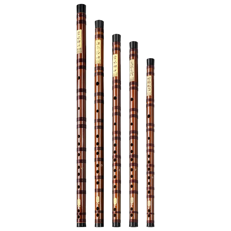 Professional Flute Beginner Zero Basic Bamboo Flute Bitter Bamboo F Play C Grade Adult E Children G Fife Musical Instrument