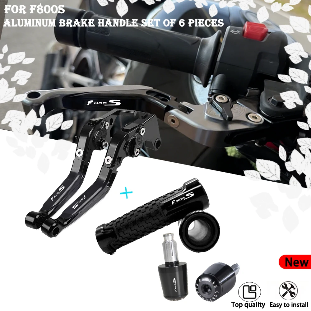 For F800S F 800 S F 800S  2006 - 2013 Motorcycle Brake Clutch Levers Handlebar Grips Handle Bar Grip Ends Accessories.