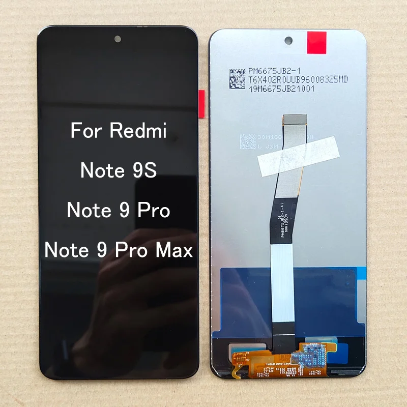 تقرير ونصيحة حول شاشة لمس Black 6.67 بوصة لـ Xiaomi Redmi Note 9 Pro Note 9 Pro Max Note 9S