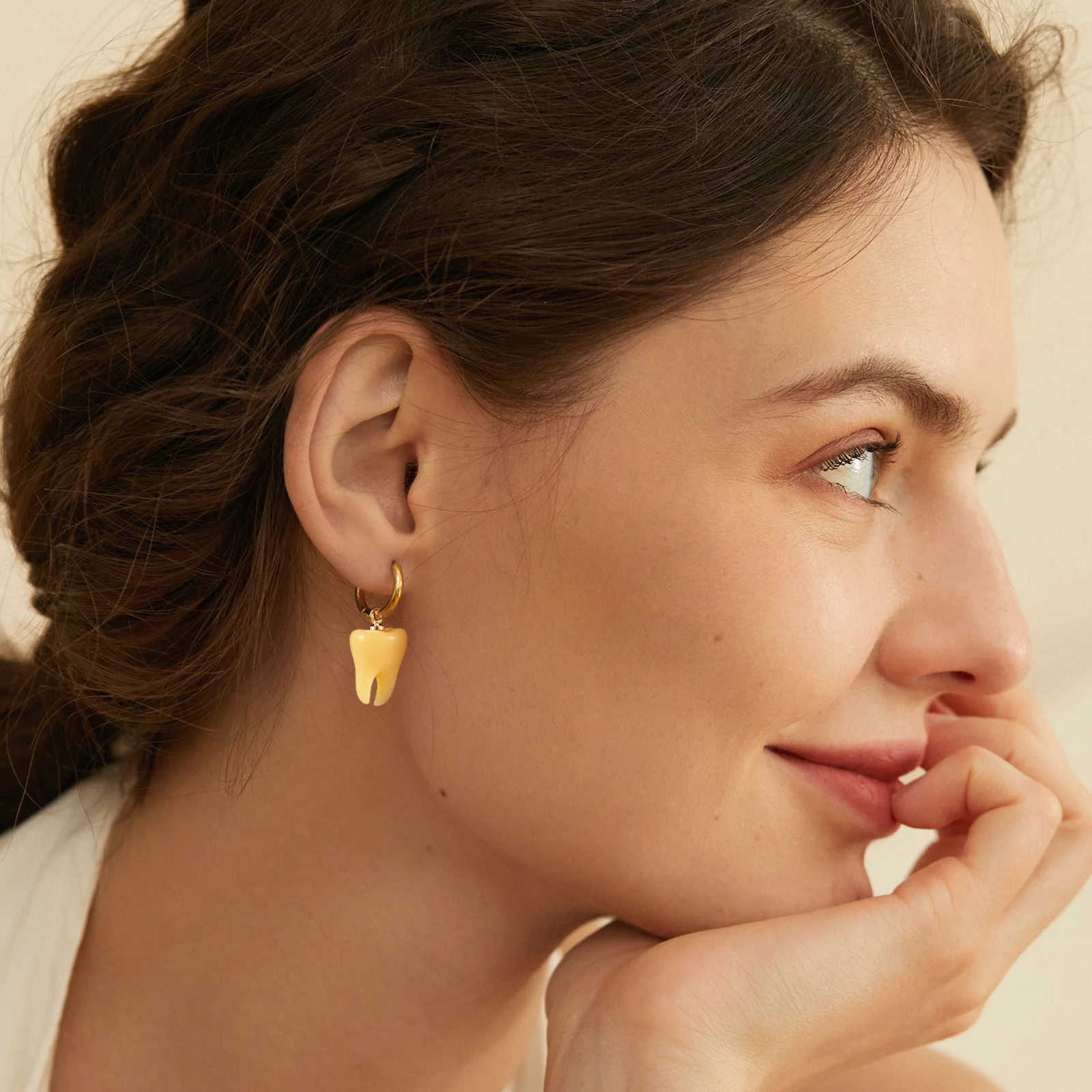 

12 шт., подвеска в виде лиственных зубов, смола, маленькие зубы, подвески, сделай сам, ювелирные изделия, аксессуары, дорожный нить, безопасный материал