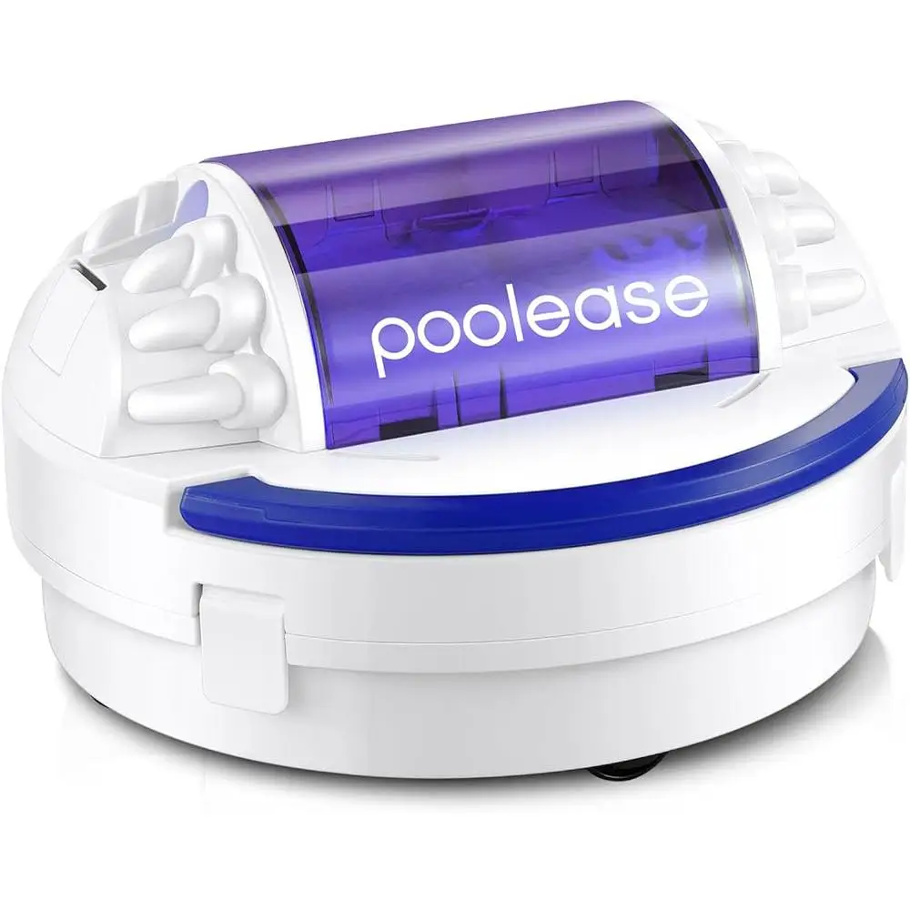 منظف حمام السباحة الآلي اللاسلكي بمحركات مزدوجة 180 مرشح شبكي لوقوف السيارات الذاتي مثالي فوق حمامات السباحة الأرضية