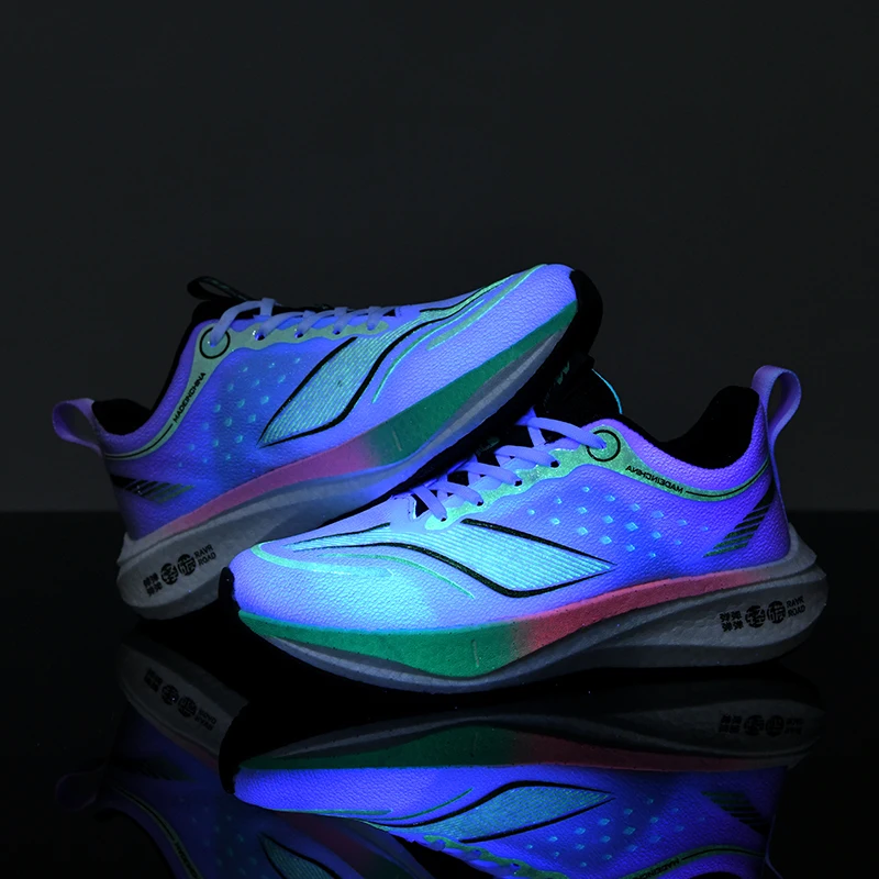 New Couple Running Shoes Carbon Plate Shock Absorbing Mesh Breathable Professional Soft Sole Sports and Casual Shoes