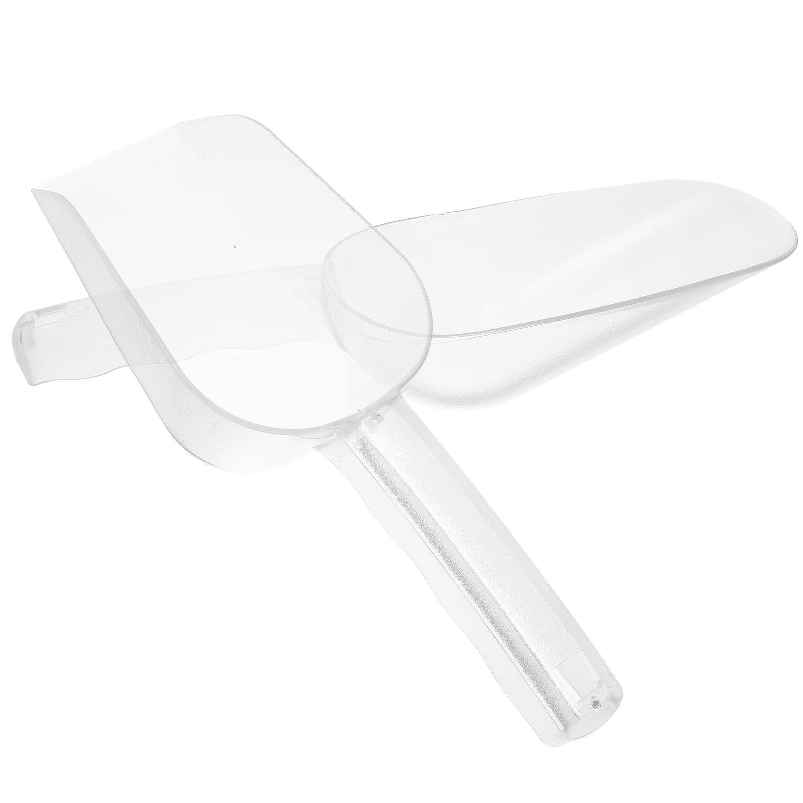 

2pcs Plastic Ice Scoop For Flour Grain Dried Fruit Candy Serving Kitchen Storage Scooping Tool Household Baking Supply