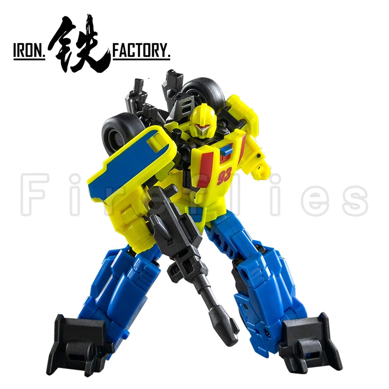 10cm Iron Factory Transformation Robot Action Figure IF EX-37H Hybrid Formula Anime Model Toy For Gift Free Shipping