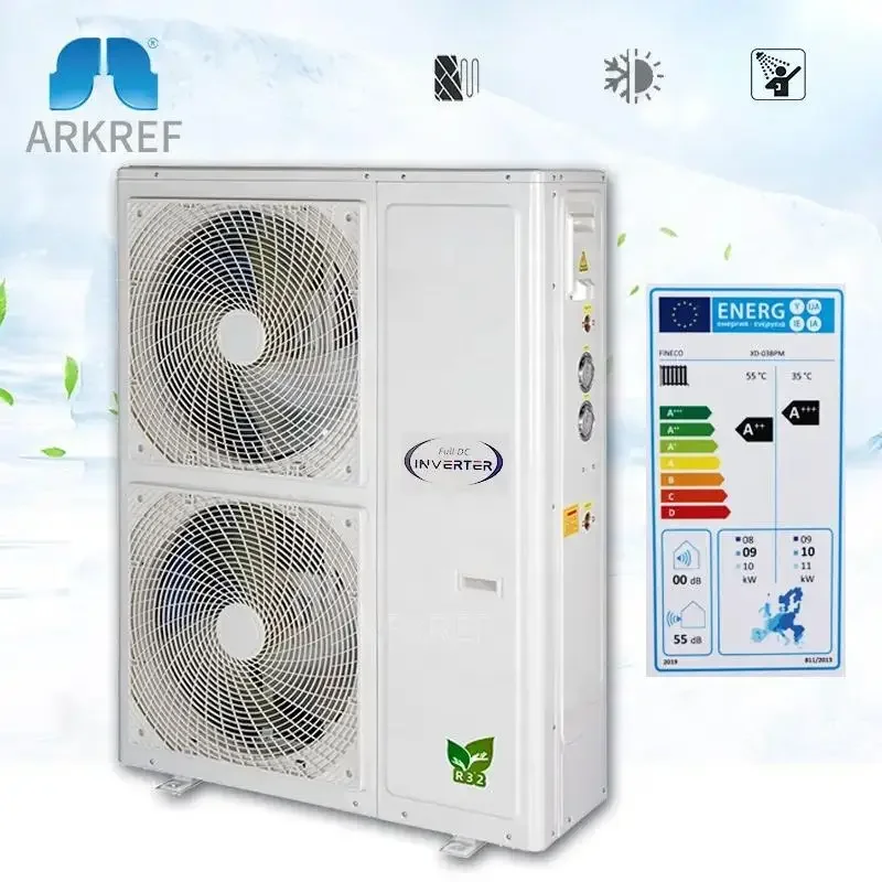 

ARKREF Domestic Air Conditioner Air Source Heat Pump Split System Evi R32 Wifi Heat Pump Set Manufacturing for House Heati