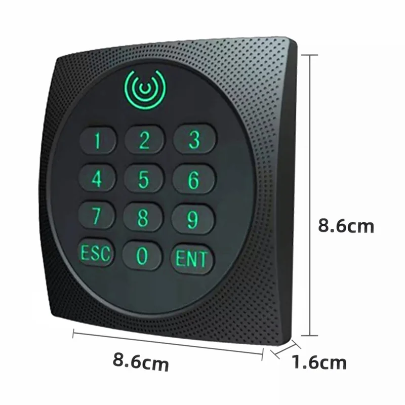 【ホットアイテム】2X KR602M Wiegand 34/26 ビット RFID リーダー 13.56Mhz アクセス制御用 カード NFC パスワードをサポート キーボード LED 付き