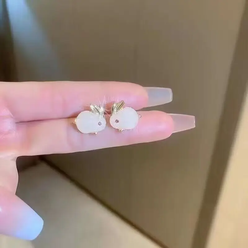 أنيمي مو داو زو شي لطيف أرنب الأذن مربط لان وانجي وي Wuxian تأثيري أقراط مجوهرات غراندماستر من زراعة الشيطاني #6