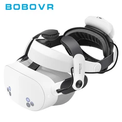 BOBOVR M3PRO Correa para la cabeza de la batería adecuada para Meta Quest 3 Quest 3S VR Ajuste multipunto Paquete de batería de 5200mah Accesorios VR