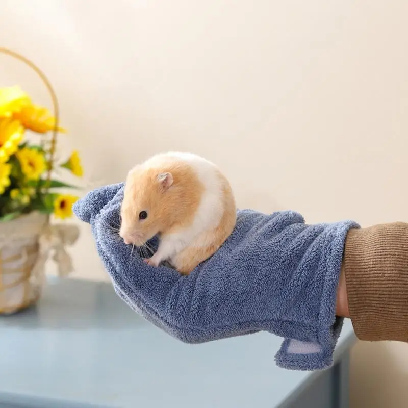 Small Animal Handling Gloves Bite Resistant Animal Handling Mitten Anti Scratch Protective Mitten Safe & Loving Pet Care Chewing