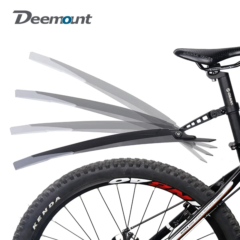 Deemount 1 Pair New Bicycle Mudguard Mountain 26 27.5 29 inch Bike Mud Wings Front/Rear Fender Quick Mount 27.2-34.9mm Seatpost