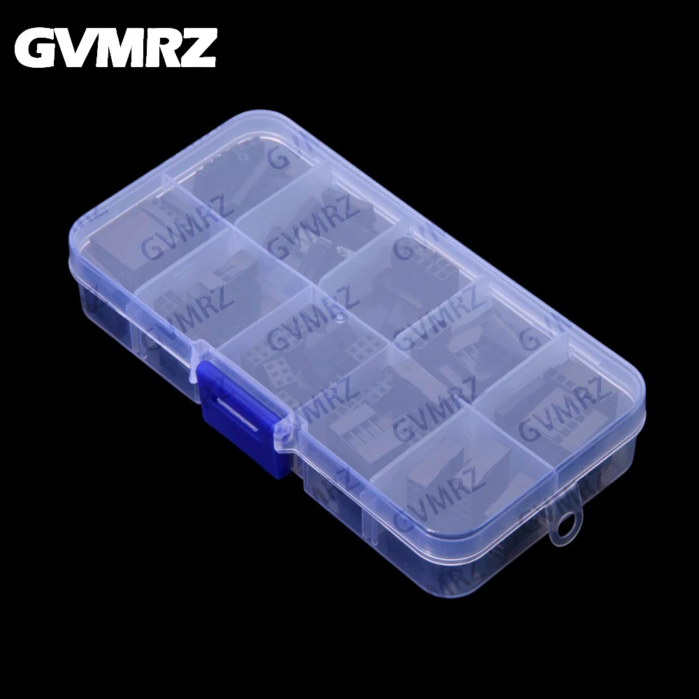125PCS 10Values 2.54MM DuPont wire jumper connector, plastic shell connector housing