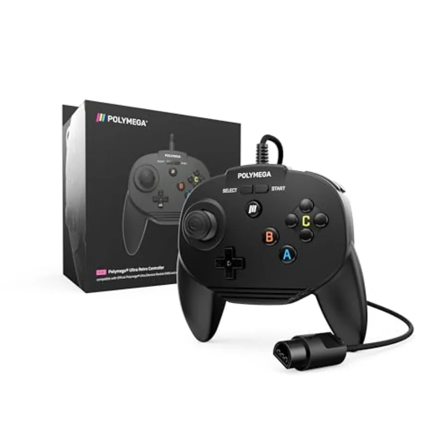 

Polymega® Ultra Retro Controller RC05 - Wired Connection For N64 Style Controller Ports