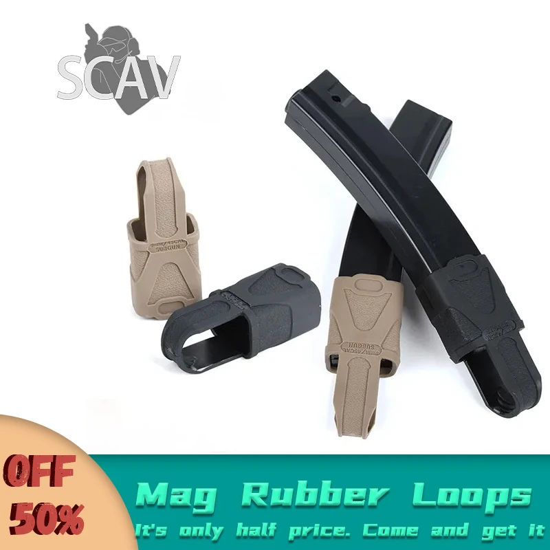 WADSN Airsoft Tactical 9MM NATO Subgun Cage Fast Mag Rubber Loops for MP5 MP5K Magazine Assist Hunting Rifle Pouch Accessories