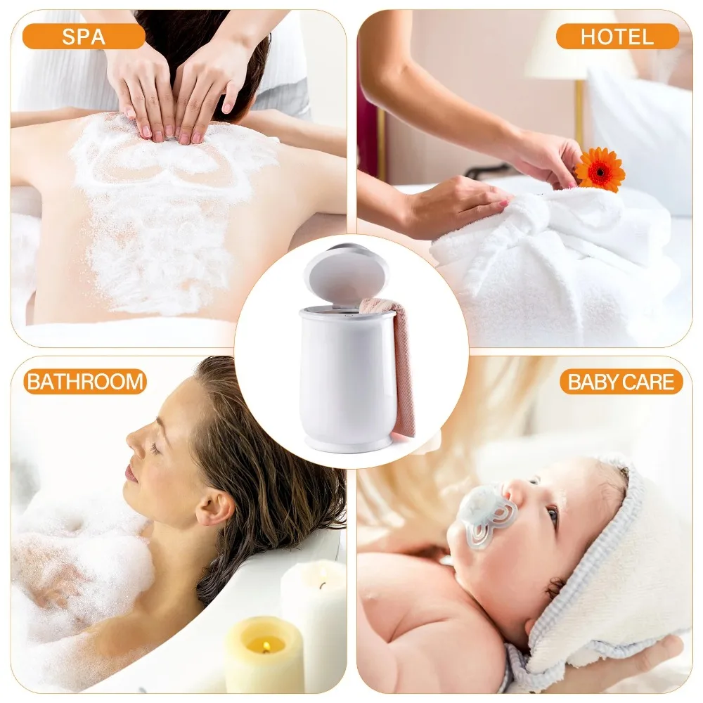 Balde aquecedor de toalhas com desligamento automático