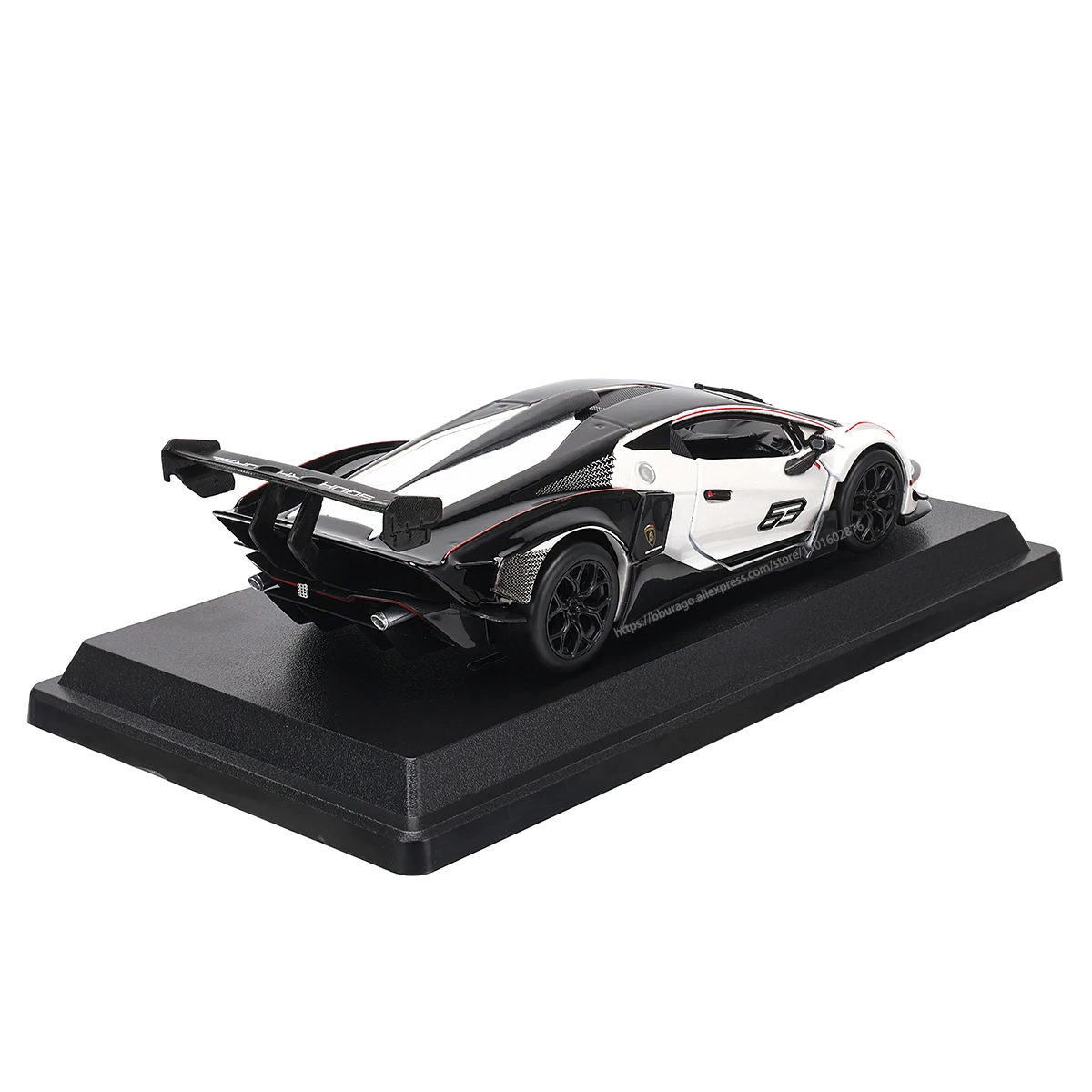 Bburago 1:24 Lamborghini Essenza SCV12  Weissach alloy racing car Alloy Luxury Vehicle Diecast Cars Model Toy Collection Gift