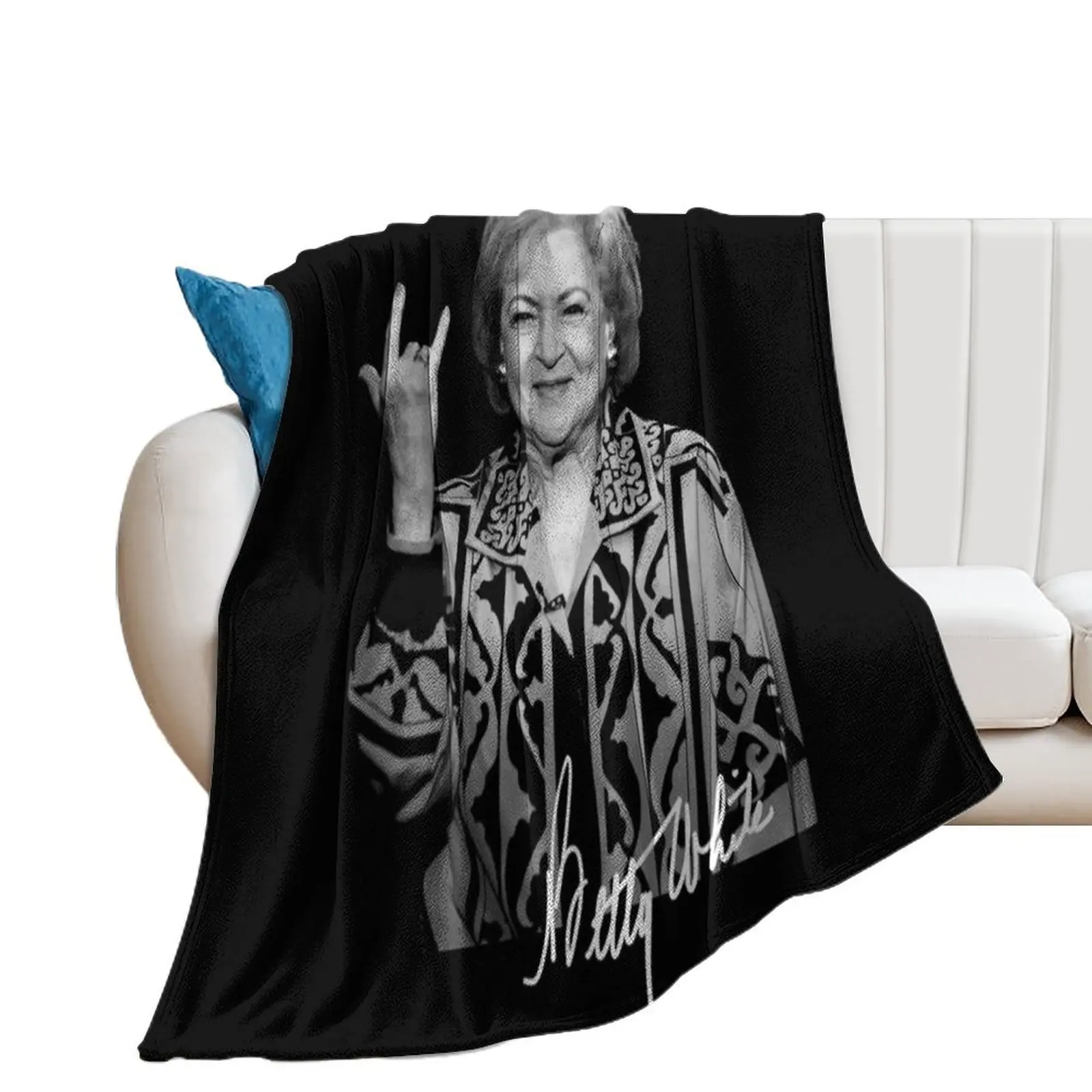 betty white betty Essential Throw Blanket Luxury St wednesday Moving Cute Plaid Blankets