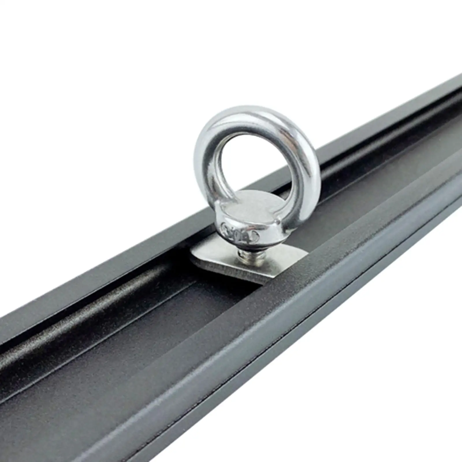 

Silver Kayak Track Mount Eyelet Durable Marine Hardware Canoe Fastener for Boat Rail System Attachment