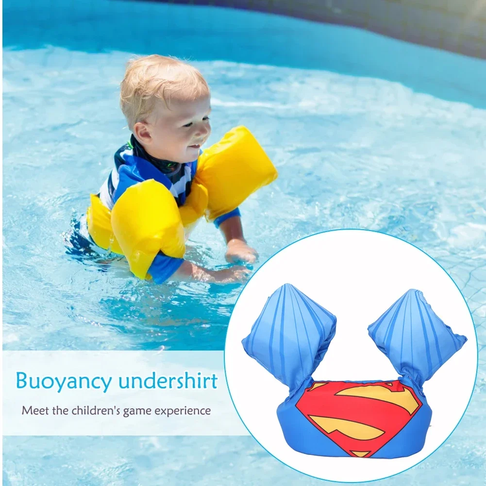 Baby Swim Circle Cartoon Arm Sleeve Life Jacket Swimsuit Children Outdoor Water Safety Suit Growth Toy