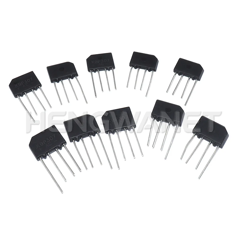 10PCS KBP307 DIP4 3A 700V Set Immersion Kit Throught Hole Power Diode Electronica Componentes Diode Bridge Rectifier