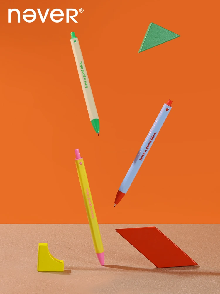 3個決してロハスプレスかわいいペンゲルペンかわいいもの0.5ミリメートル黒インクペン速乾性クリエイティブ弾丸ヘッドサインペン文房具