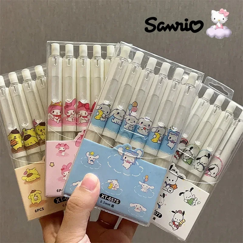 

Sanrio Hello Ketty Pen Action Anime Figure Pochacco Mymelody Cinnamoroll Pen Cute Cartoon Student Good-looking Stationery Gifts