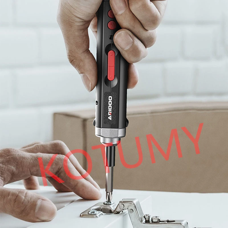 Wireless Electric Screwdriver Rechargeable Home Electric Drill Driver Mini Automatic Screwdriver Kit with Screw Bits LED Lights