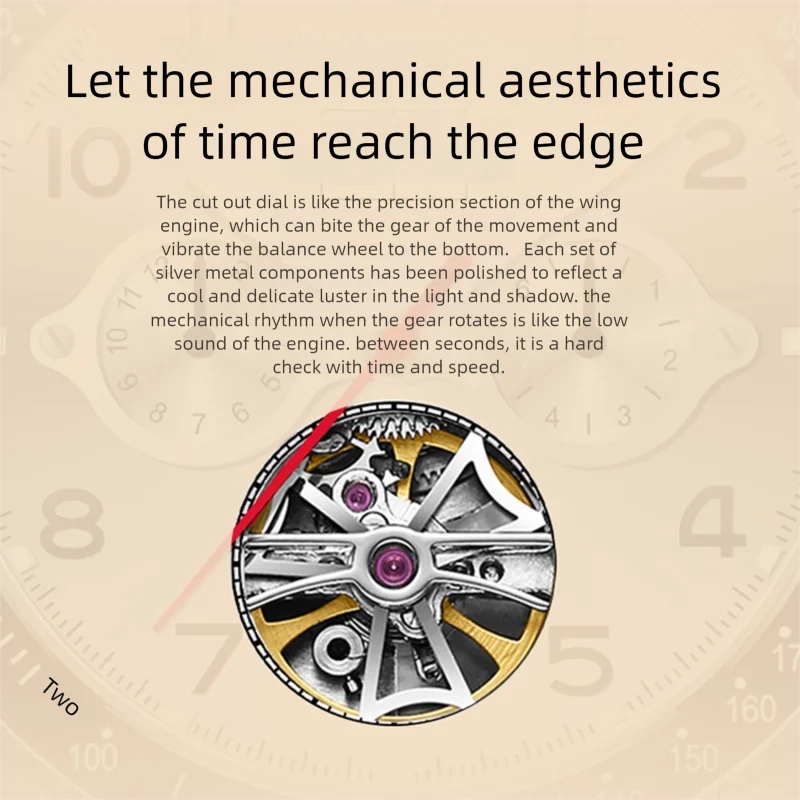 Shanghai Men's Watch Automatic Mechanical Watch Military Pilot's Watch Stainless Steel Sapphire Luminous Business Watch SH6021