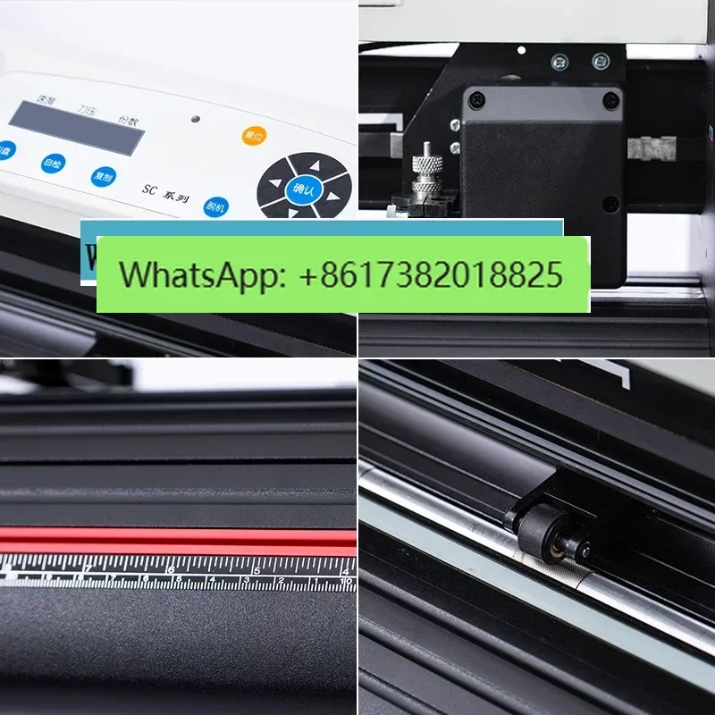 Automatic edge patrol lettering machine