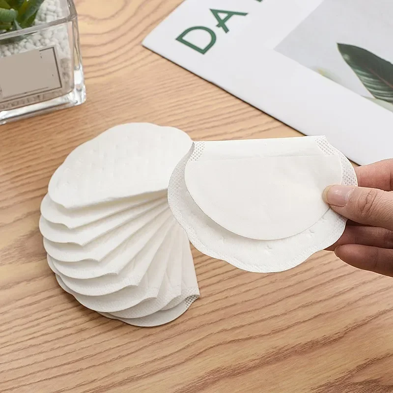 100pcs Unisex Sweat Pads Summer Deodorants Underarm Anti Perspiration Sweat Pads Disposable Armpit Absorb Sweat Shield Pad