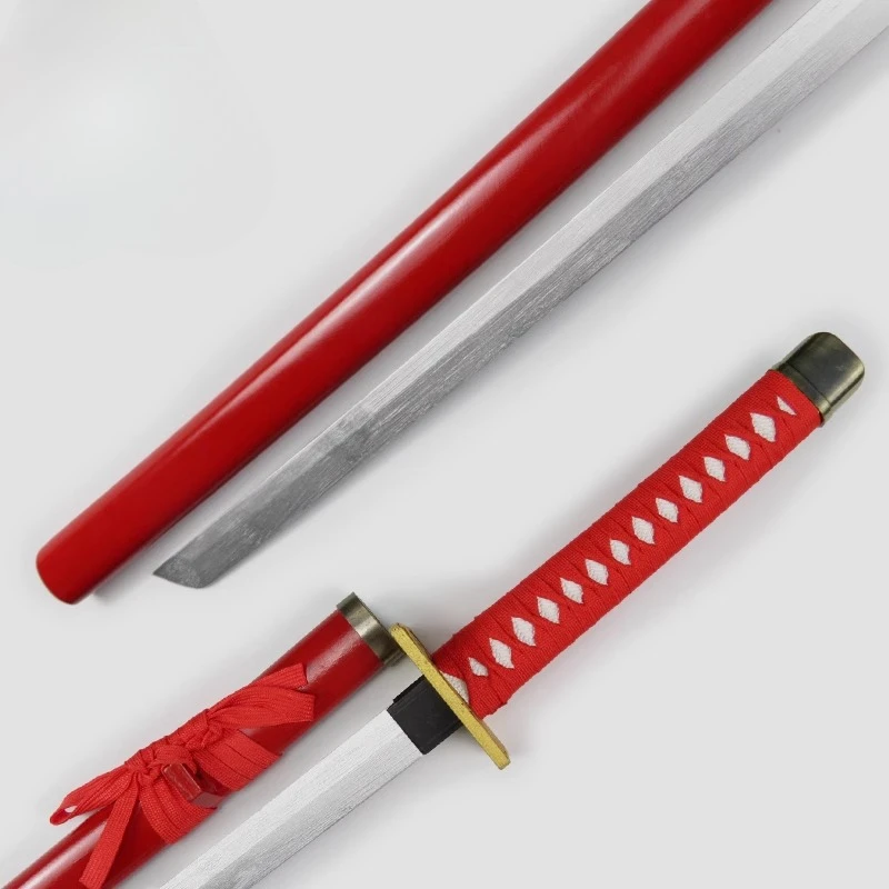 

100cm Wooden Knife Cos Anime Props Samurai Blade Abarai Renji Zabimaru