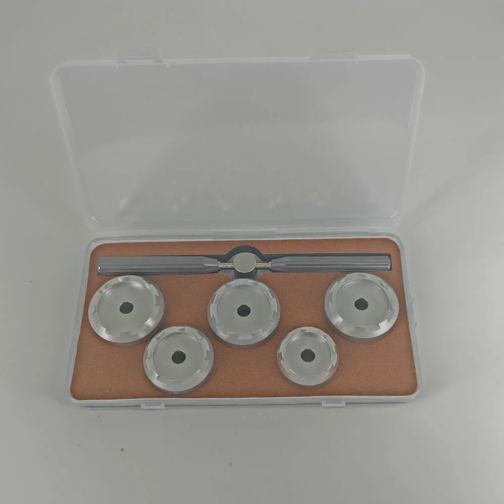 5 In 1 Watch Back Opener Assort Size Watch Case Opener Dies Kit For OMG 508 510 8800 Movement Watches