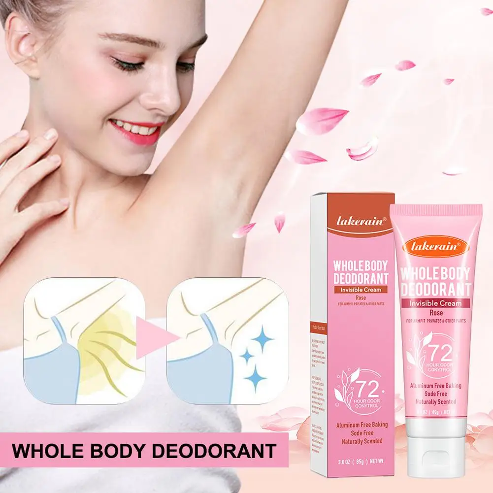 Underarm Odor Cream For Body And Underarm Cleaning, Deodorization, Long-lasting Deodorization Body Anti Sweat Care Cream T9K8